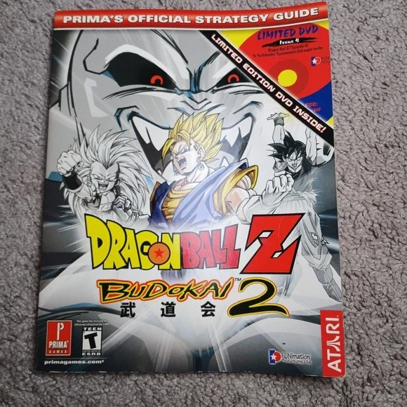 Dragon ball Z Budokai 2:‎ Prima's Official Game Strategy Guide No DVD -TA