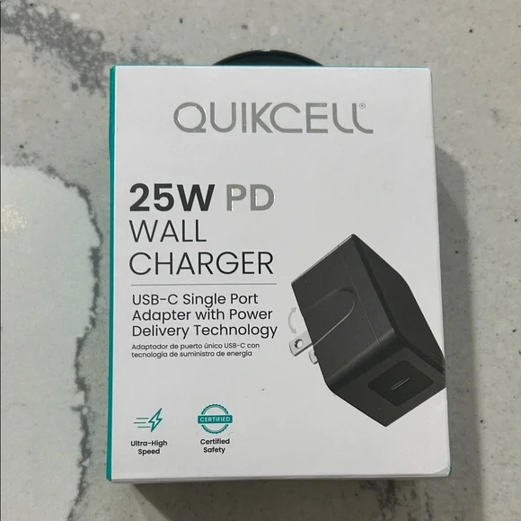 25W PD Wall Charger - Black