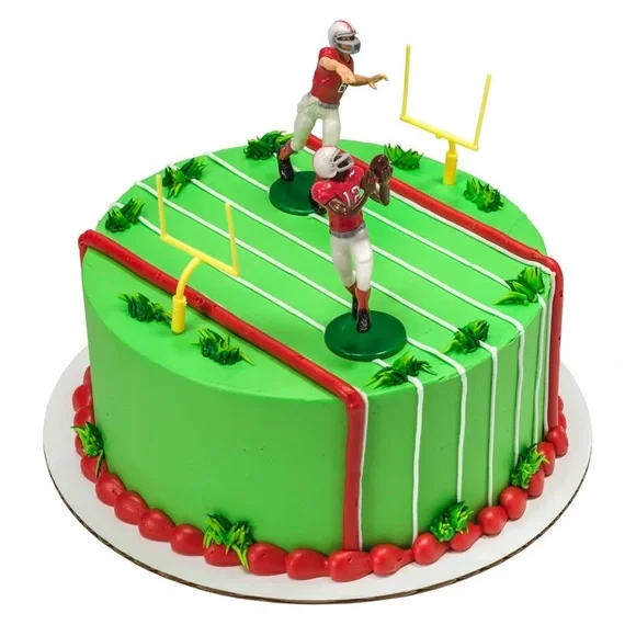 New DecoPac Football Touchdown Cake Decoration Set