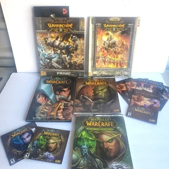 World of‎ Warcraft Strategy Guide books Brady Games Collection Lot Battle Chest
