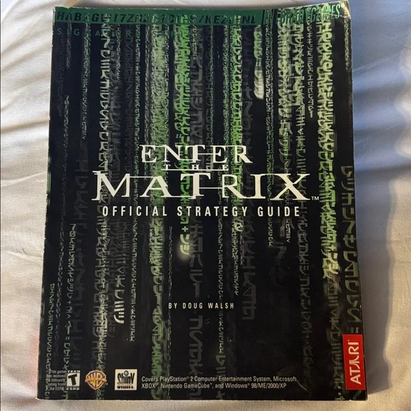 Enter the Matrix Official Strategy Guide - Green & Black Cover 2003