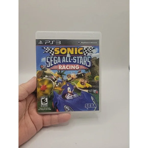 Sonic & Sega All-Stars Racing (Sony PlayStation 3, 2010) Complete PS3 NO MANUAL