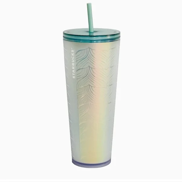 2021 Starbucks (retired) Iridescent Siren Tail Tumbler 50th Anniversary Mermaid