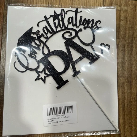 Congrats PA Cake Topper