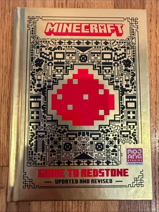 Minecraft Guide to Redstone - Gold Cover with Red Accents