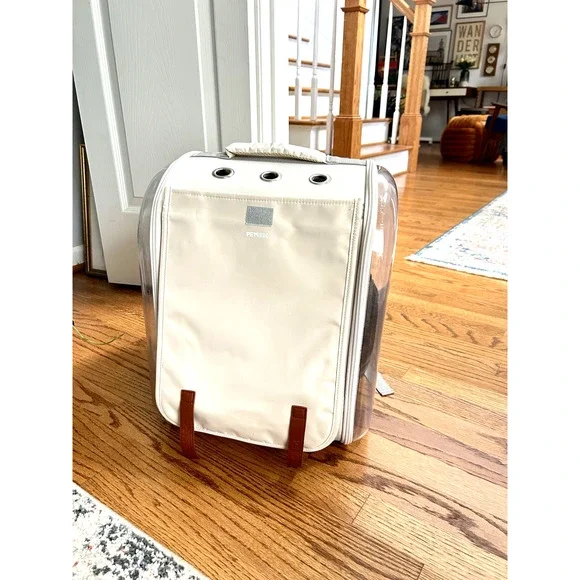 Pet Cat Dog Backpack Carrier With Clear View