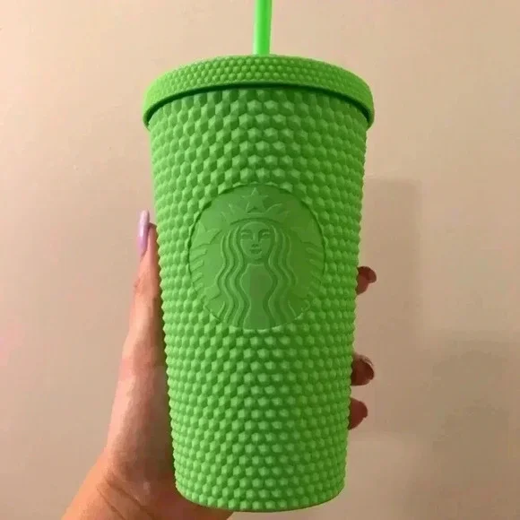 Starbucks Neon Green Studded Grande Cold Tumbler