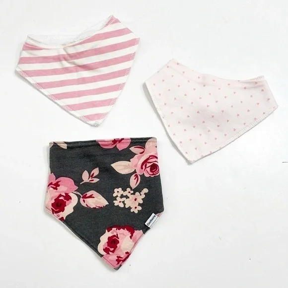 Modern Moments/Modern Baby baby girls bandana bibs