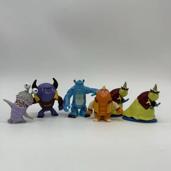Disney Monsters Inc Figure Toy Lot Cake Toppers PVC Boo Silly More Toys