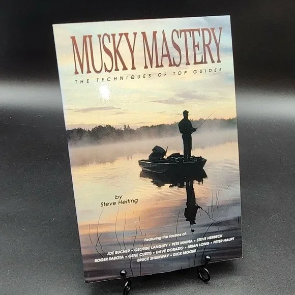 Musky Mastery Steve Heiting Paperback Book New Old Stk Fishing Guide Techniques