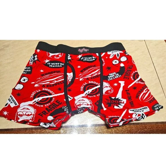 Men's Boxer Briefs, Cotton, A Christmas Story, Size M