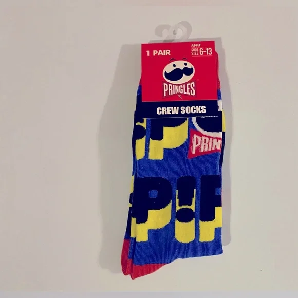Fun Novelty Socks Featuring Pringles Brand