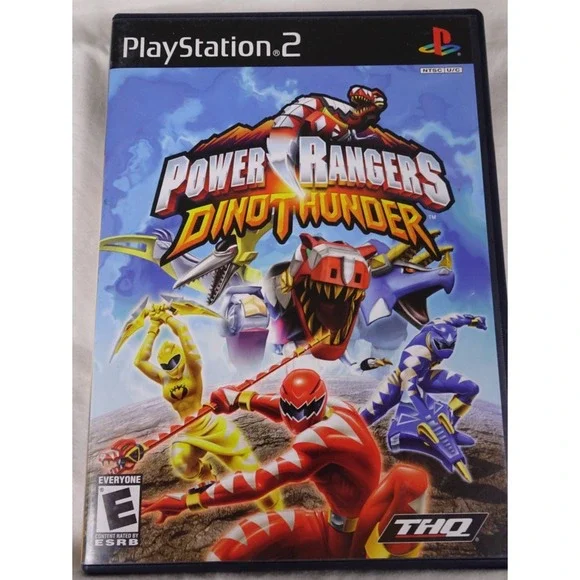 Play Station 2 - Power Rangers: Dino Thunder with NO manual