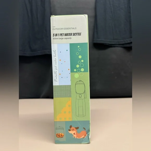 3 in 1 Pet Water Bottle - Blue
