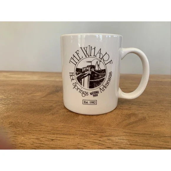 The Wharf Hot Springs National Park Arkansas Coffee Mug Cup Tea ~‎ New! Vintage