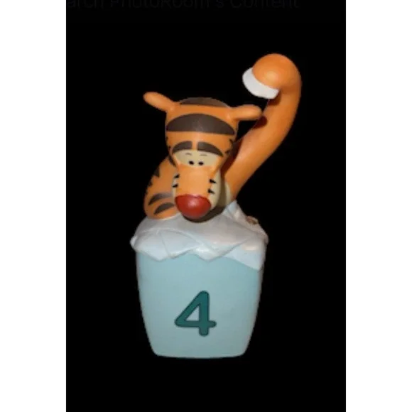 Disney Tigger Pooh & Friends 4 is for Bounces Giggles and Grins Cake Topper