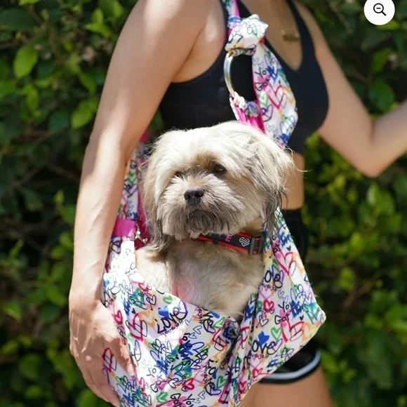 Justice Pet-Pet Carriers-Rainbow Leopard Print