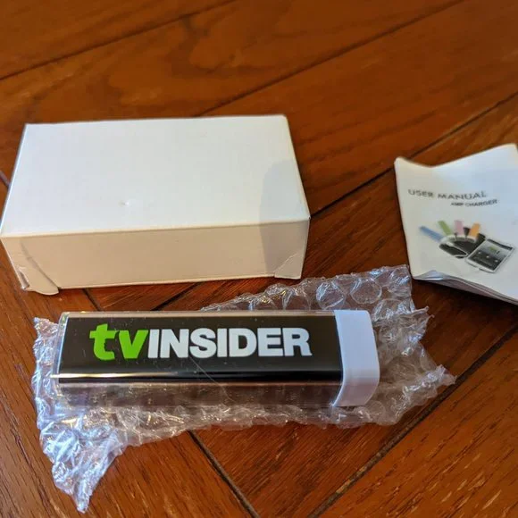 AMP Charger TV Insider Lithium Ion Battery 2200mAh Portable External Charger NIB