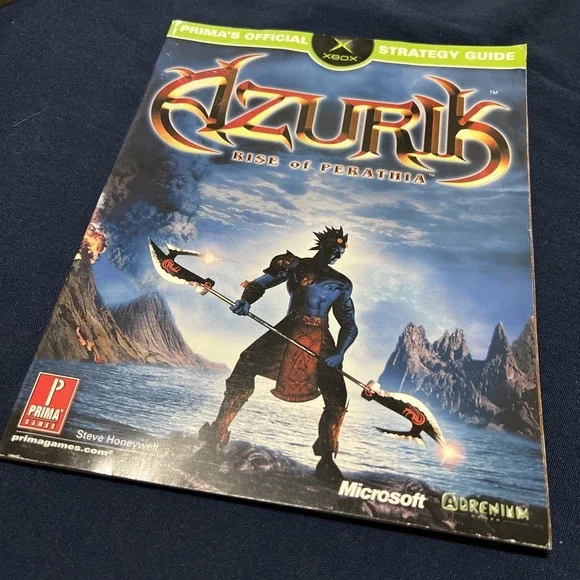 Azurik: Rise of Perathia Prima Official Strategy Guide Xbox Steve Honeywell
