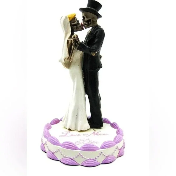 Wedding Skulls Collectible Figurine Statue Summit Collection cake topper
