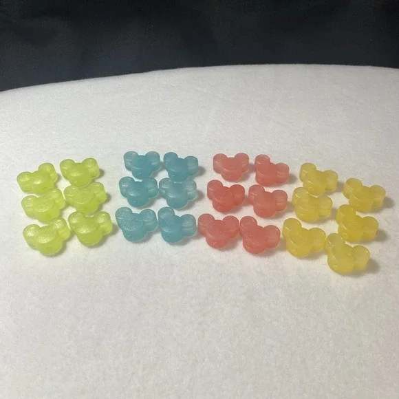 Disney Mickey Mouse Ears‎ Set 24 Reusable Ice Cubes Cocktail Drinks Party Theme