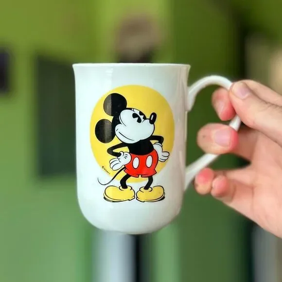 Charming Disney Mickey Mouse Cartoon Nostalgia Ceramic Mug
