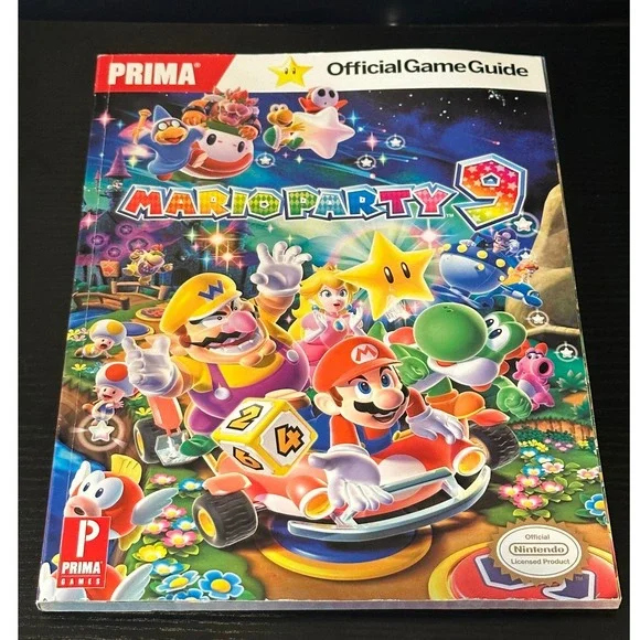 Mario Party 9 Official Game Guide Prima Games Nintendo Wii Strategy Book 2012