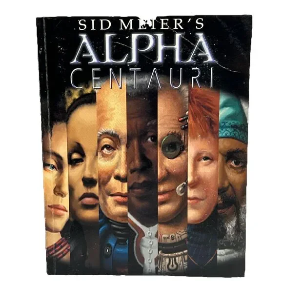 Sid Meier's Alpha‎ Centauri (PC, 1998) CDRom Video Game Guide - MANUAL ONLY