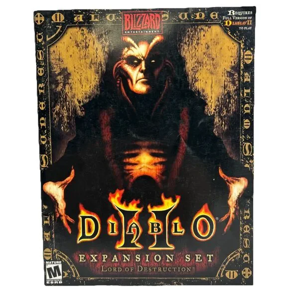 Diablo II Lord Of Destruction Expansion Set‎ PC Instruction Manual Book Only