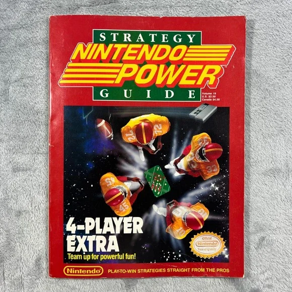 Nintendo Strategy Guide 4-Player Extra Vintage Vol‎ 19 NES Power Magazine Gaming