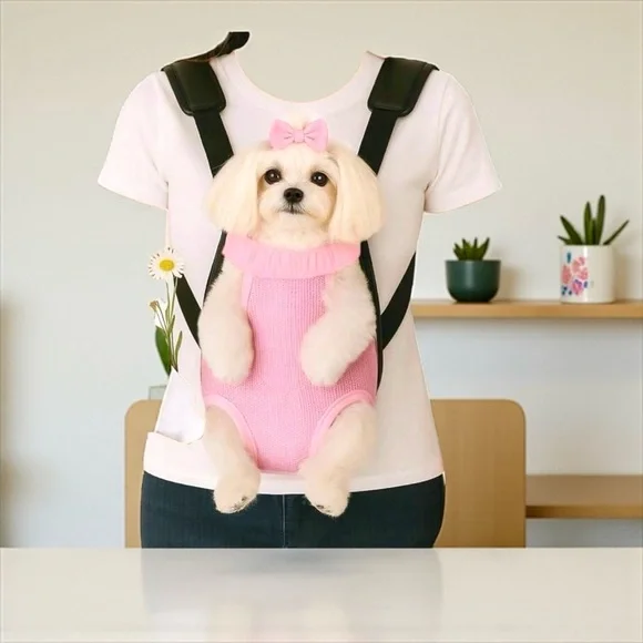Pink Dog Carrier Backpack