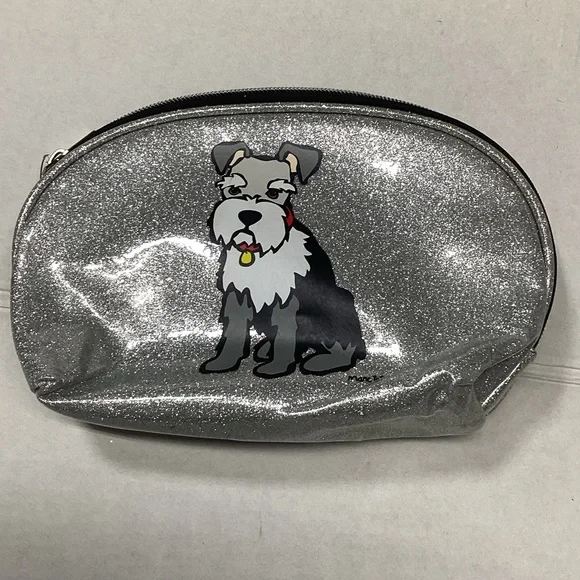 Silver Dog Print Pet Pouch Marc Tetro