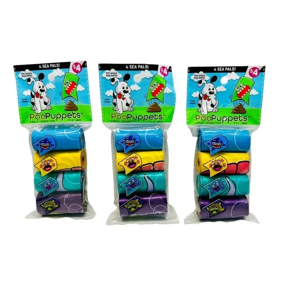 144 Strong Leak-Proof Dog Poop Bags, 9x13