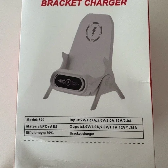 S90 Wireless Charging Stand for iPhone‎ Samsung AirPods Qi Devices Magnetic Tips