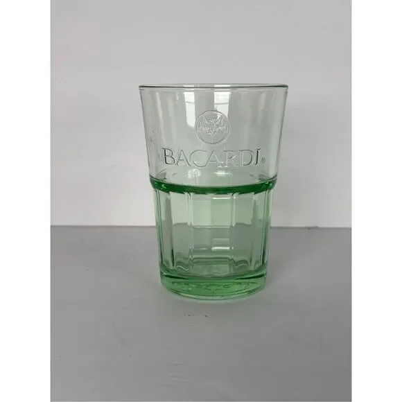 Bacardi Rum Glass Green