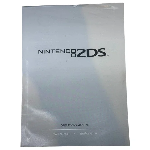 Nintendo 2DS Operations Manual Guide‎