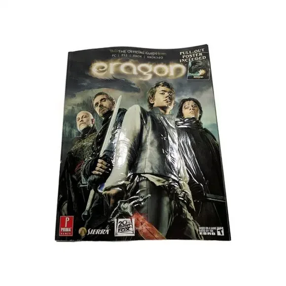 Eragon:‎ Prima Official Game Guide Paperback 2006 PRIMA Games Poster Included
