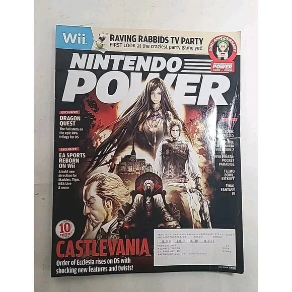 Nintendo Power Magazine: Castlevania July 2008 - without Poster / CB