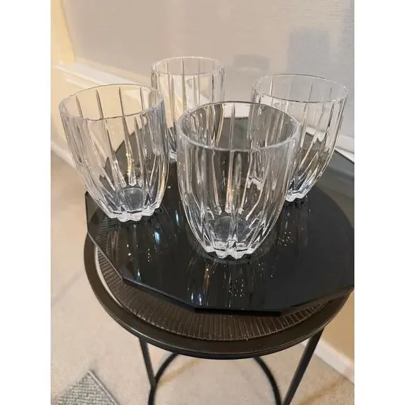 Marquis by Waterford Double Old Fashioned Glasses – Set of 3 + 1 Bonus Chipped