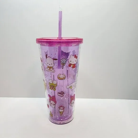 NEW Hello Kitty & Friends Snacks Allover Print Confetti-Filled Carnival Cup