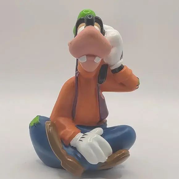 Disney Vintage Goofy Toy Walt Disney Rubber PVC Figure 5½