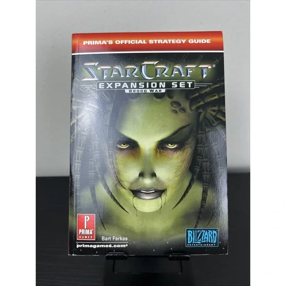 Prima's Official Star Craft Expansion Set Brood War Strategy Guide PC Book‎
