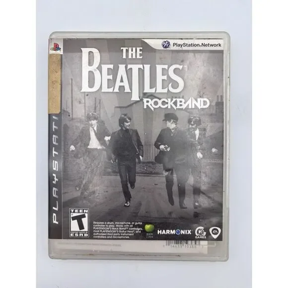 Beatles‎ Rock Band Playstation Network Game Has Instruction Book Included. 2670