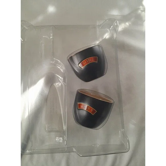 Baileys Irish Cream Yours Mine Ceramic Cups Dessert Bowls Cups Hot or Cold Treat