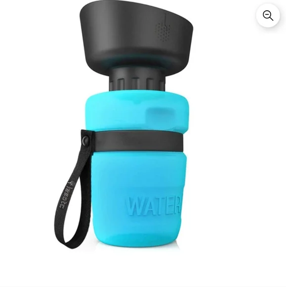 Blue Portable Dog Water Bottle