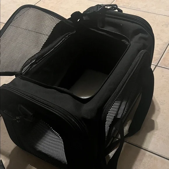 Black Pet Carrier Bag