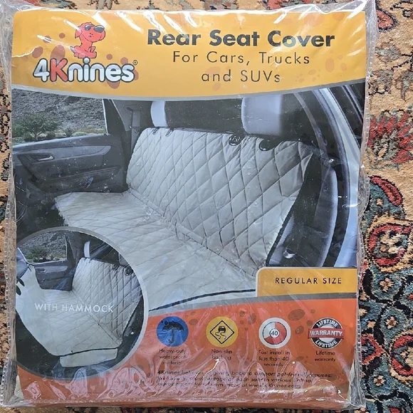 4Knines Rear Seat Cover for Cars