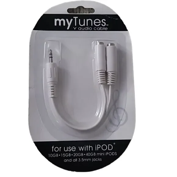 My Tunes Y audio Cable for use with iPOD