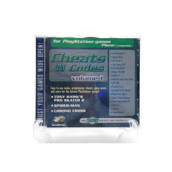 PS1‎ Cheats 'N Codes Volume 1 (2000) Sony Playstation One PSX