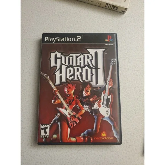 Guitar Hero II PS2 PlayStation 2 Video Game with Manual Case TESTED‎